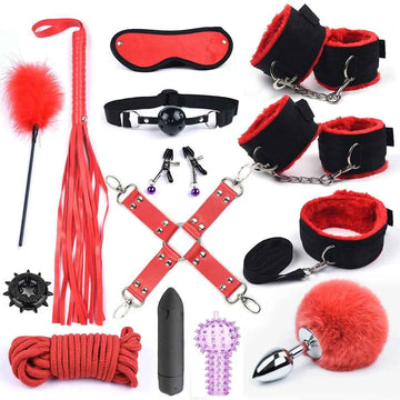 Midnight Desire BDSM Starter Kit (14-Piece Set)