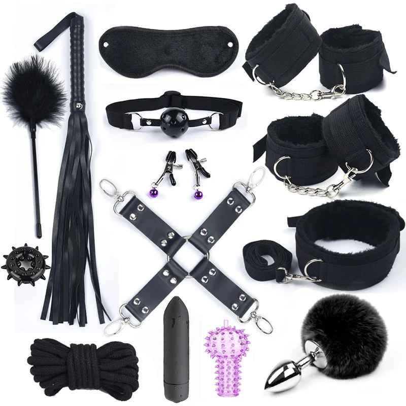 Midnight Desire BDSM Starter Kit (14-Piece Set)