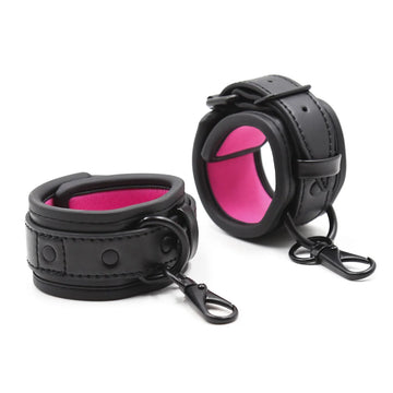 Noir Embrace™ Leather Bondage Cuffs