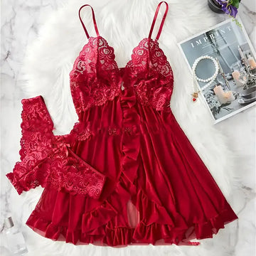 Ruby Whisper – Luxury Sensual Nightdress